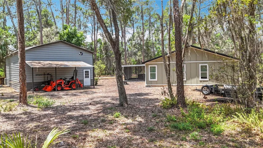 Side of home and workshop