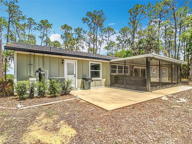 Rear of home