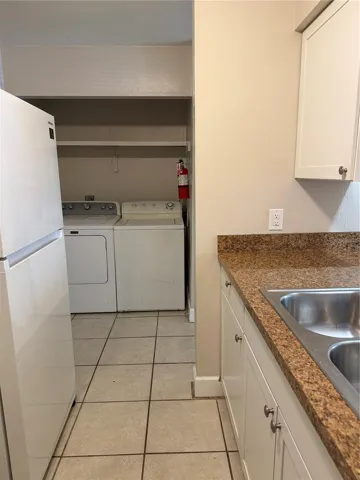 Kitchen to Laundry room closet view