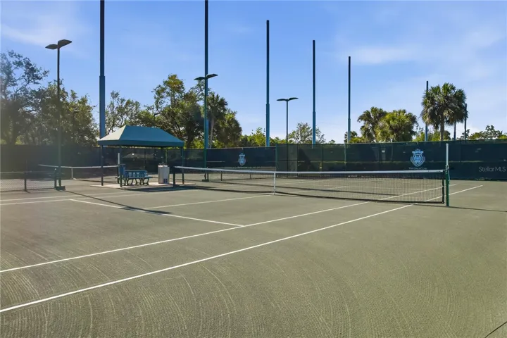 Tennis Court at the Oaks Country Club