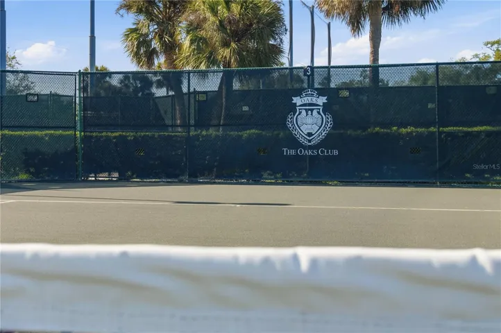 Tennis Court at the Oaks Country Club