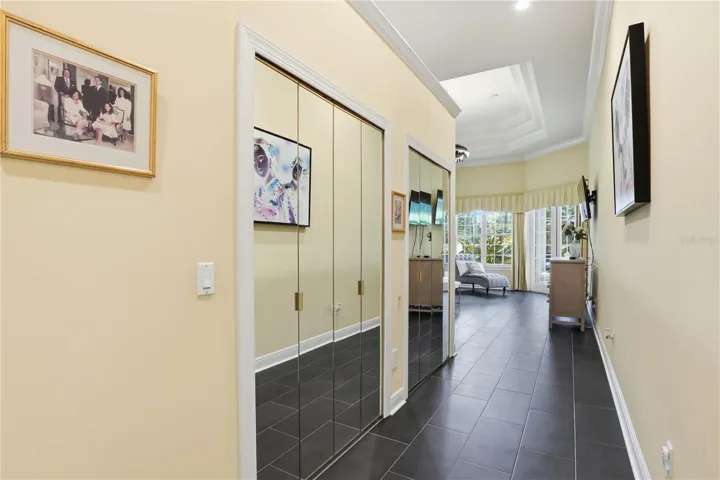 Closet Entrance in hallway
