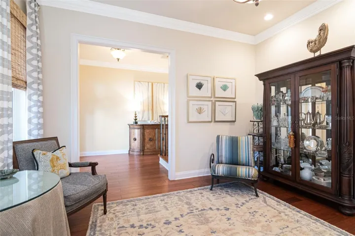 Formal Living OR dining room off foyer