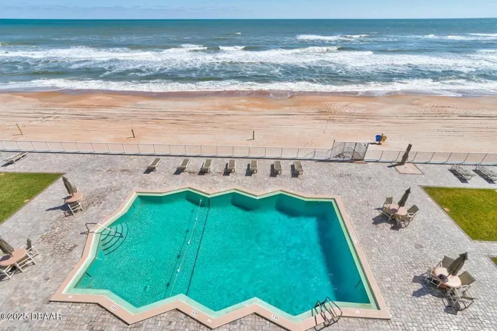 Pool View from Balcony