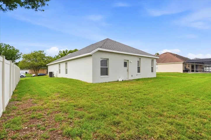 Rear of house