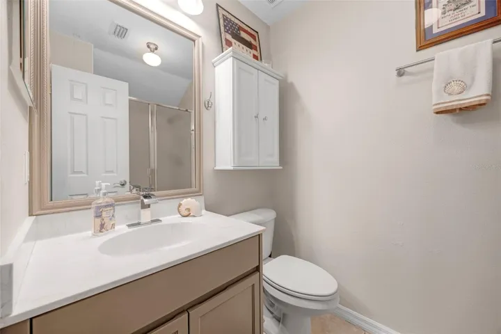 Upstairs Full Bathroom with Walk-in Shower