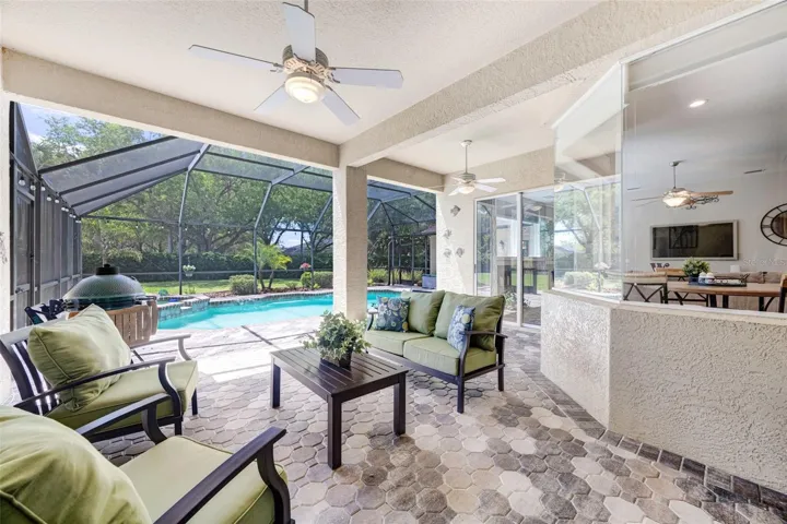 Plenty of under-roof space to relax and hang out.