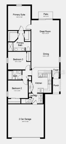 Floor Plan~ Additional Highlights Include: upgraded luxury vinyl plank flooring throughout main living areas, all appliances and window blinds included.