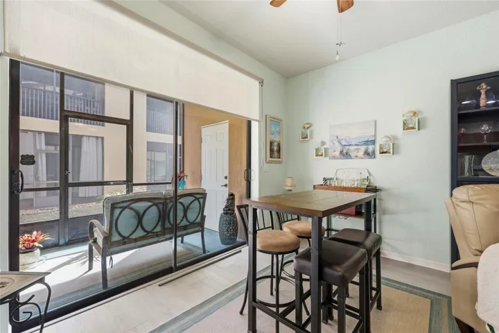 Dining Area and Covered Porch