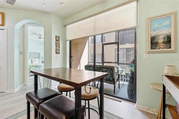 Dining Area and Covered Porch