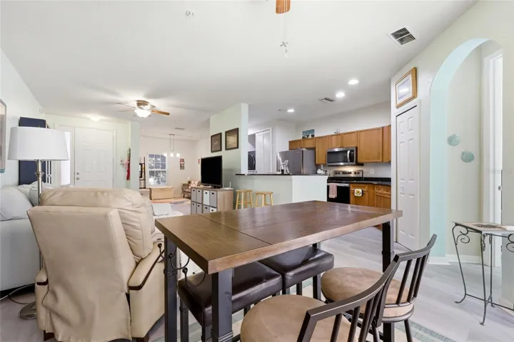 Dining Area opens to living