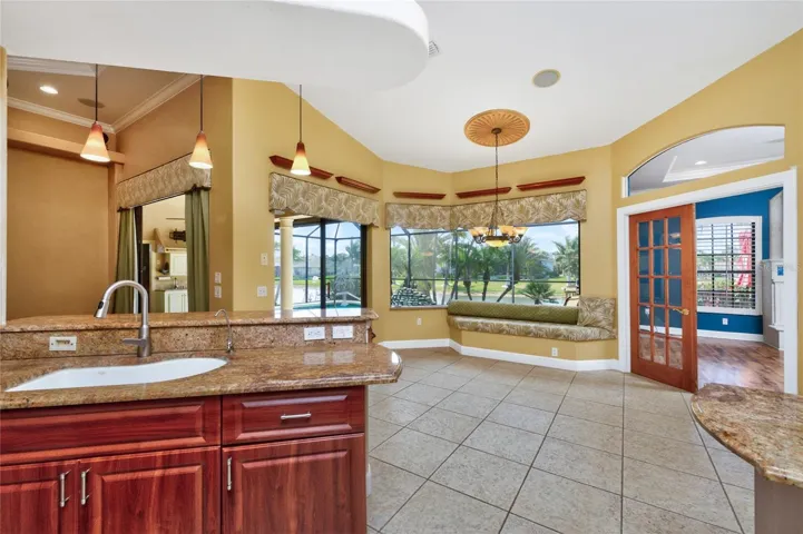 Not a bad view while you are doing dishes!