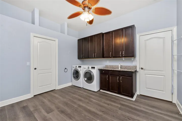 3rd Bedroom has been modified to include washer and dryer