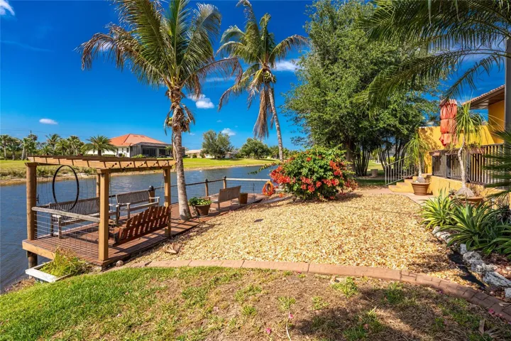 Dock and Rotonda River