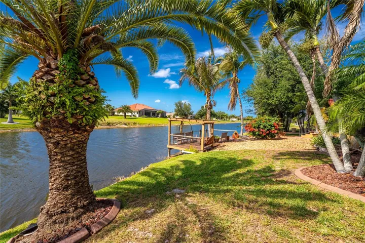 The various types of palm trees give this a TRUE tropical feel.