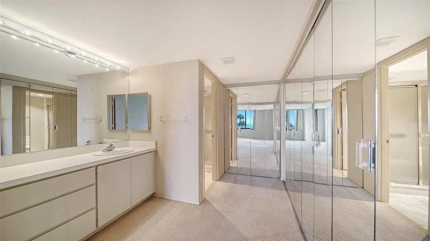 Primary bathroom suite