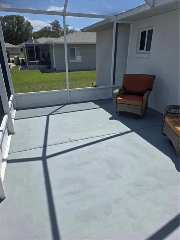 screened birdcage lanai from Florida room
