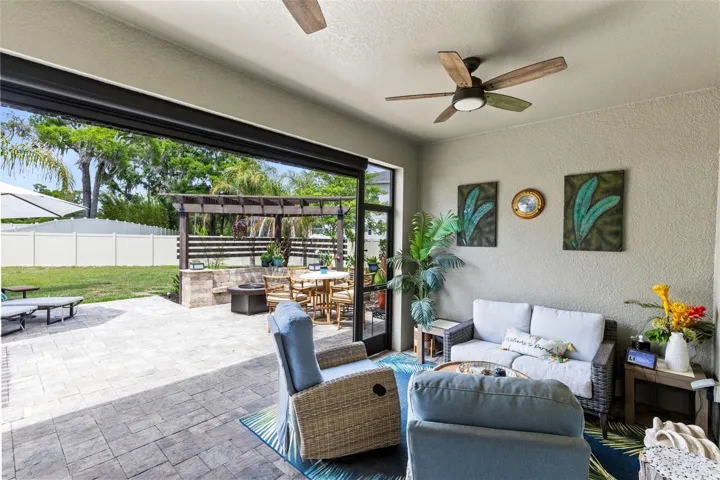 Electric Screen Enclosure Back Patio