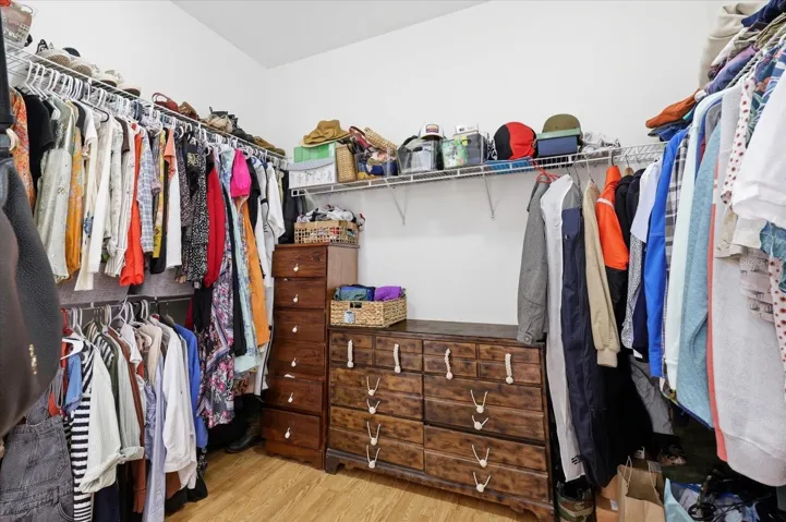Spacious Walk In Closet