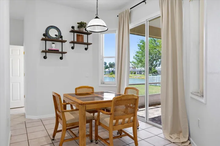 Eat In Kitchen that flows to the Enclosed Lanai