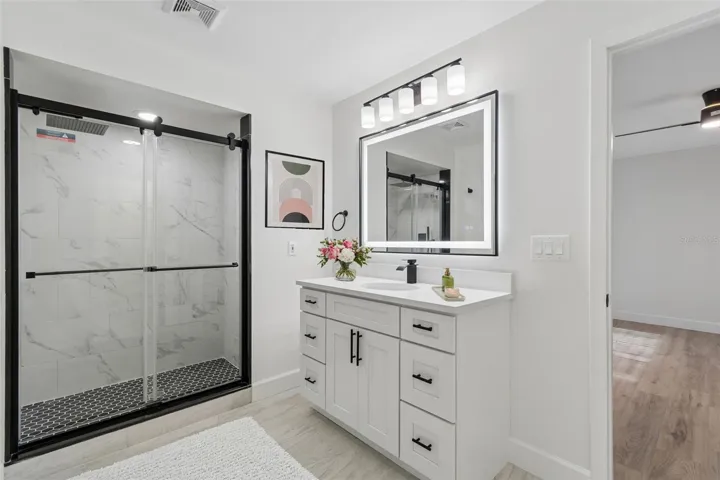 Virtual Staged Master Bathroom