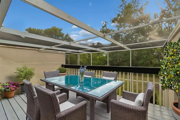 Virtual Staged Master Bedroom Balcony