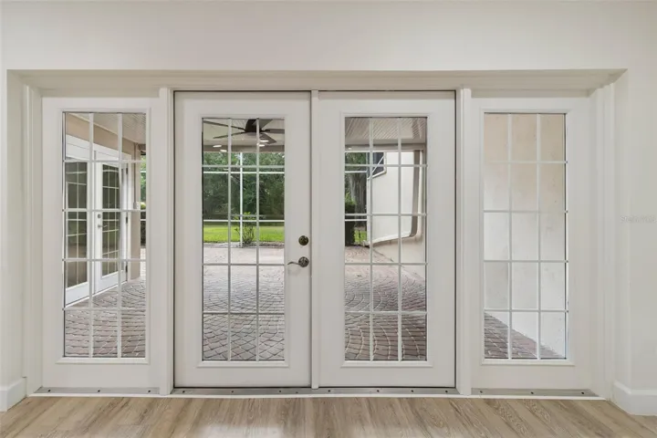 French Door To Lanai