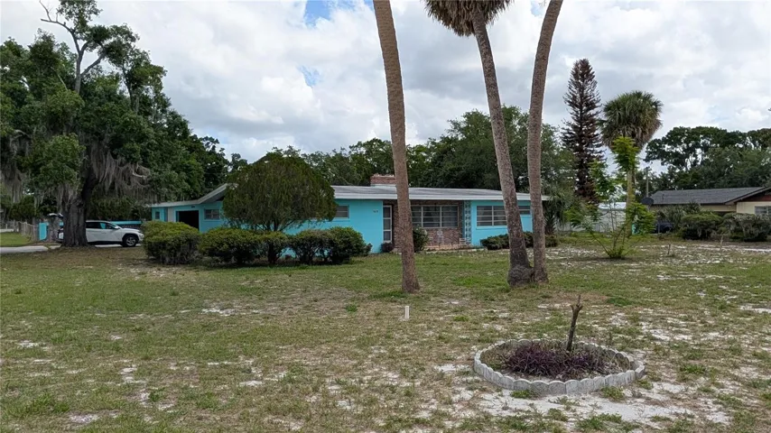 Large corner lot .75  home faces south