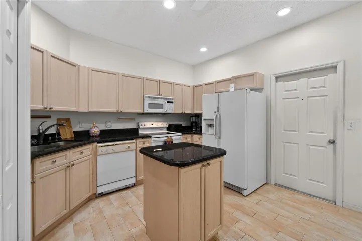 Kitchen and garage door
