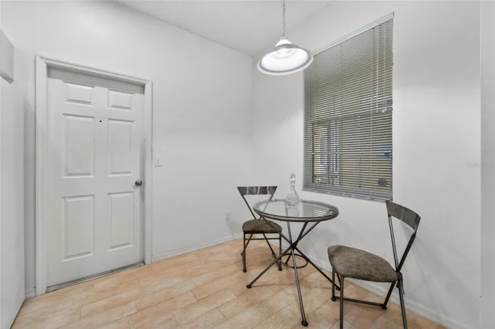 Kitchen nook and window