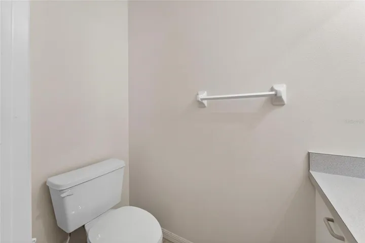 1/2 Bathroom toilet