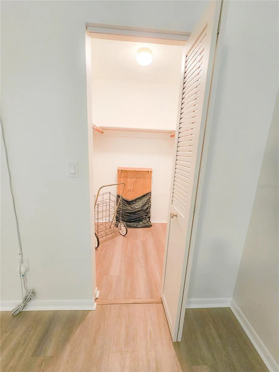 Walk-in Closet in Bedroom #1.