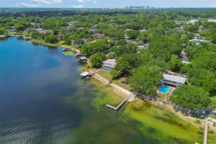 PRIVATE ACCESS COMMUNITY DOCK WITH A BOAT LIFT AND A CABANA