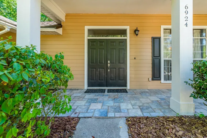Welcoming front porch