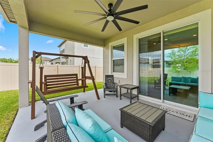 Covered Back Porch
