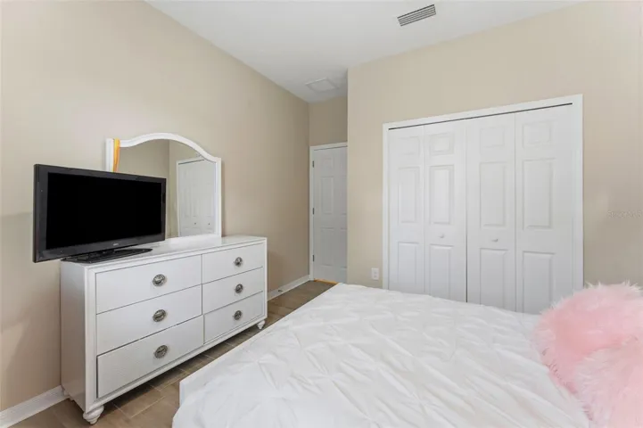 Bedroom #2 with Built in Closet