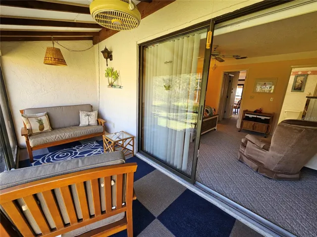 Screened lanai