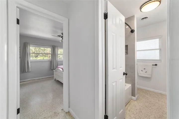 Hallway to Guest Bathroom and Bedroom 2