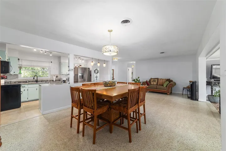 Dining Room w/ Terrazo Floors