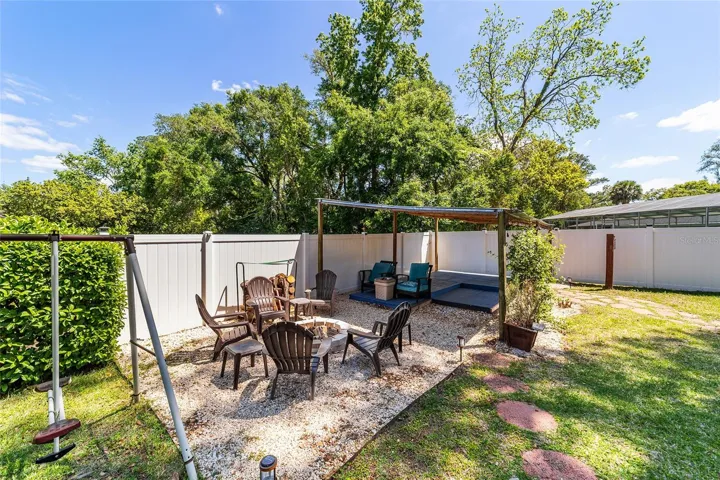 Great backyard to entertain in
