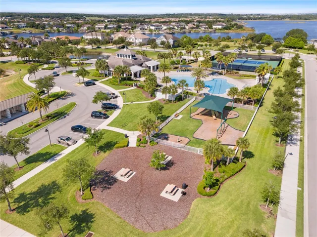 Clubhouse, pool, gym, courts, playground, dog park, multiple lakes