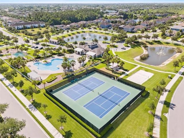 Clubhouse, pool, gym, courts, playground, dog park, multiple lakes