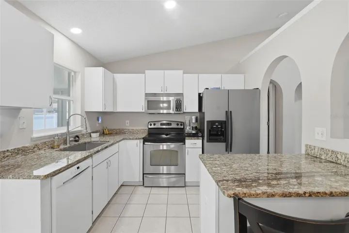 Granite counters and a layout that just works.