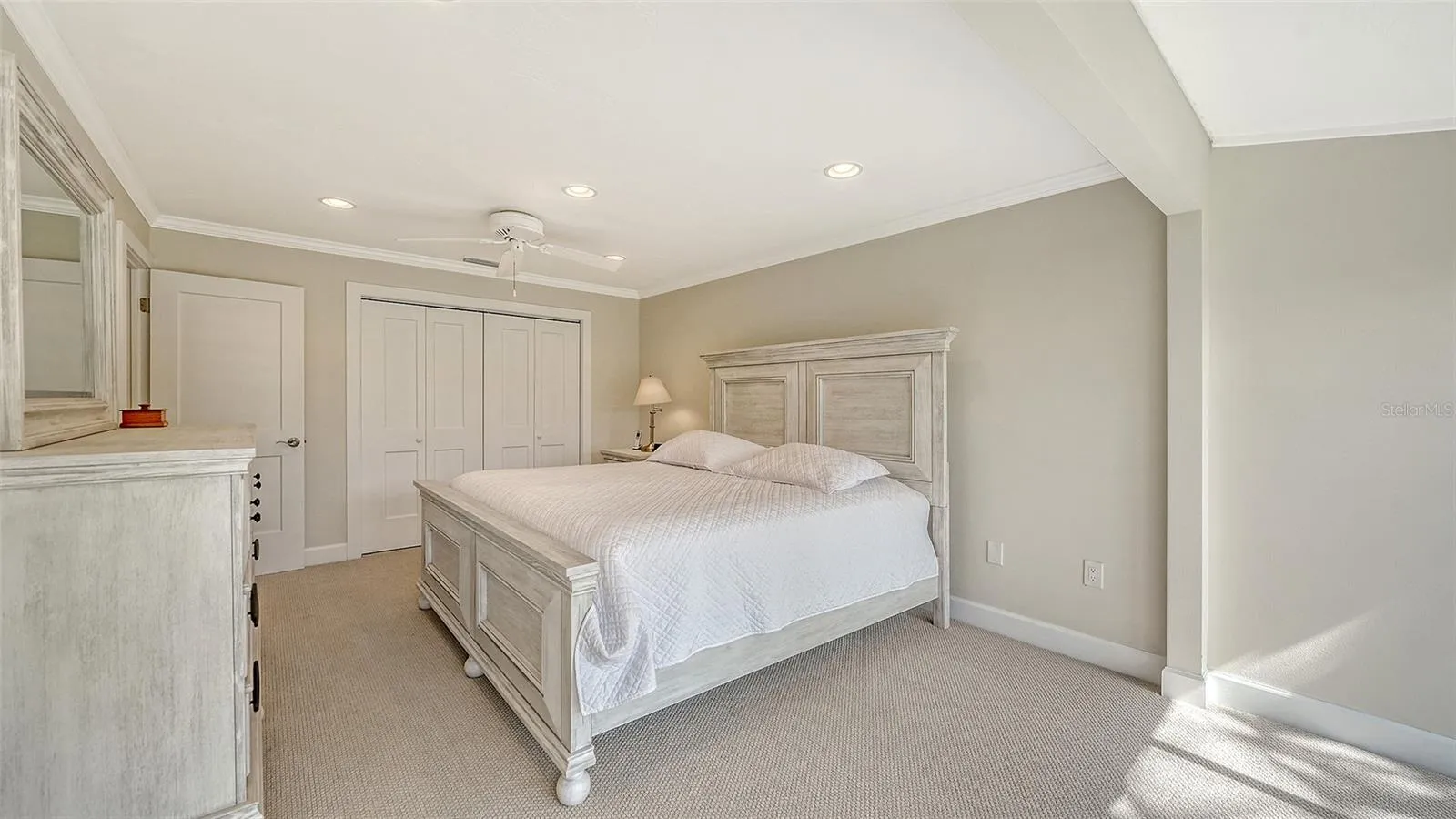 Nice built-in closet.