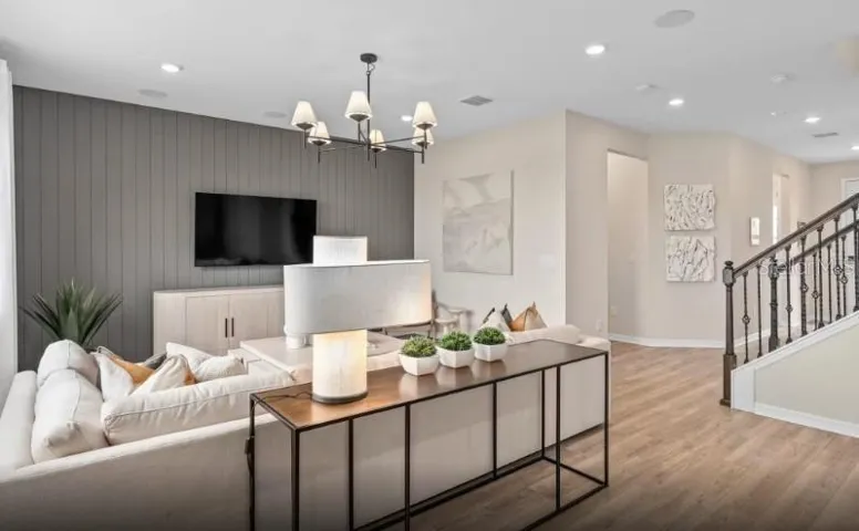 Images are of furnished model home