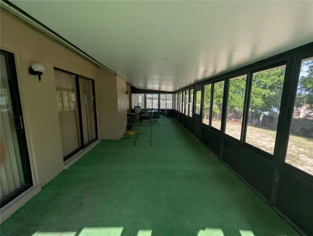 rear patio