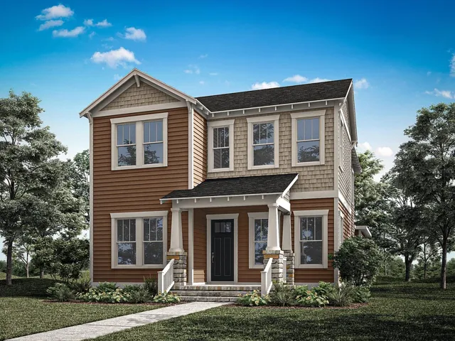 Island Village at Celebration - Hayden Floorplan - Craftsman Elevation - Architect's Rendering