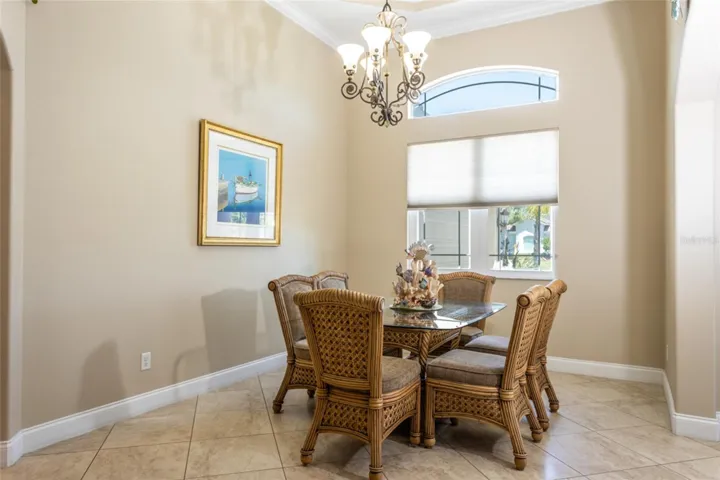 Formal dining area