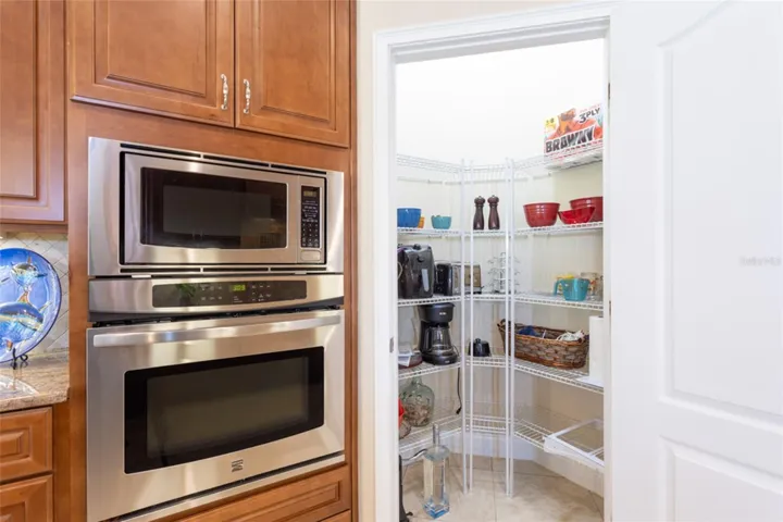 spacious pantry