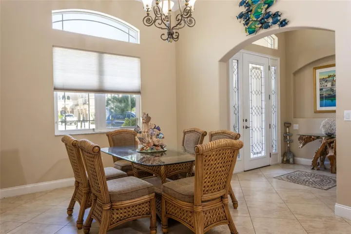 Formal dining area